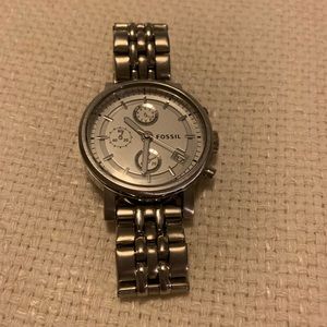 Fossil Jewelry - Fossil Silver Boyfriend Watch Fossil Jewelry - Fossil Silver Boyfriend Watch